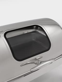 Мармит Hanna Knövell, 64×46×44 см, откидывающаяся крышка, с окном, нержавеющая сталь, серебристый