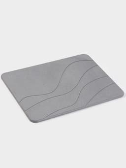 Коврик для сушки посуды диатомитовый, 40×30 см, серый