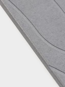 Коврик для сушки посуды диатомитовый, 40×30 см, серый