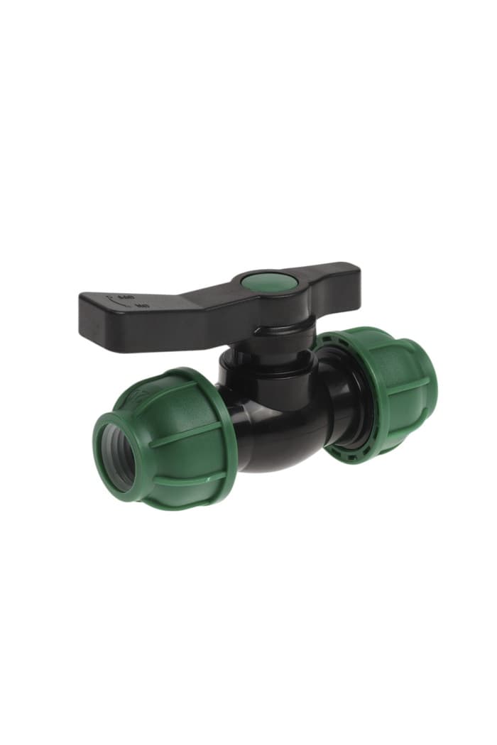 Кран шаровой ПНД ZEIN, 20 мм, цанга