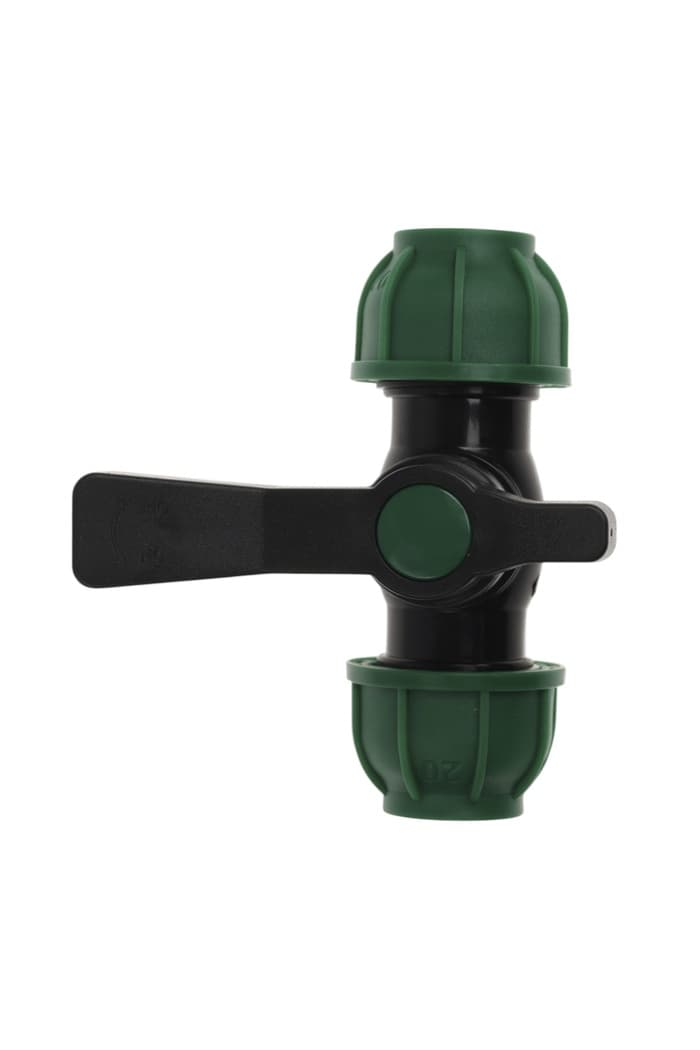 Кран шаровой ПНД ZEIN, 20 мм, цанга