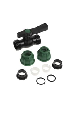 Кран шаровой ПНД ZEIN, 20 мм, цанга