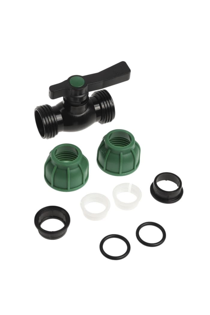 Кран шаровой ПНД ZEIN, 25 мм, цанга