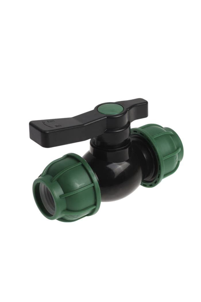 Кран шаровой ПНД ZEIN, 32 мм, цанга