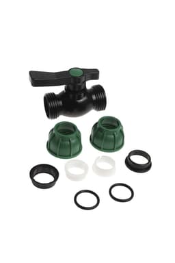 Кран шаровой ПНД ZEIN, 32 мм, цанга