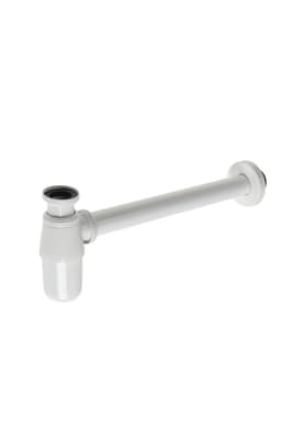 Сифон ZEIN engr, для раковины, бутылочный, 1 1/4" × 32 мм, цинк, белый