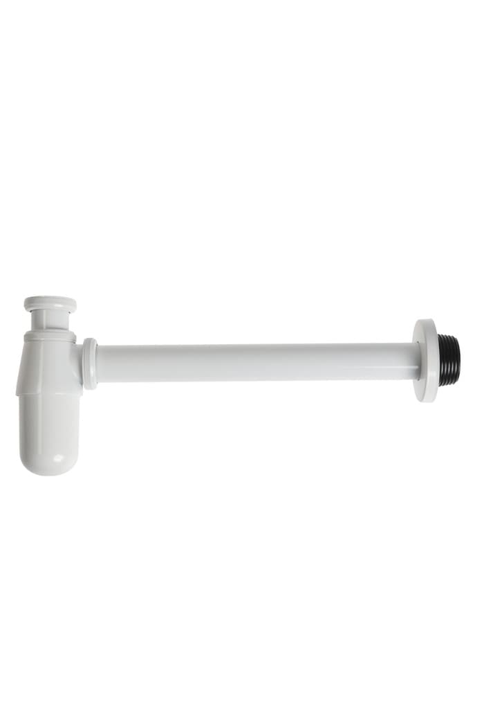 Сифон ZEIN engr, для раковины, бутылочный, 1 1/4" × 32 мм, цинк, белый