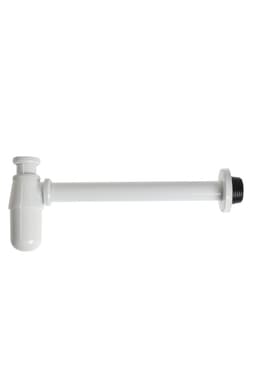 Сифон ZEIN engr, для раковины, бутылочный, 1 1/4" × 32 мм, цинк, белый