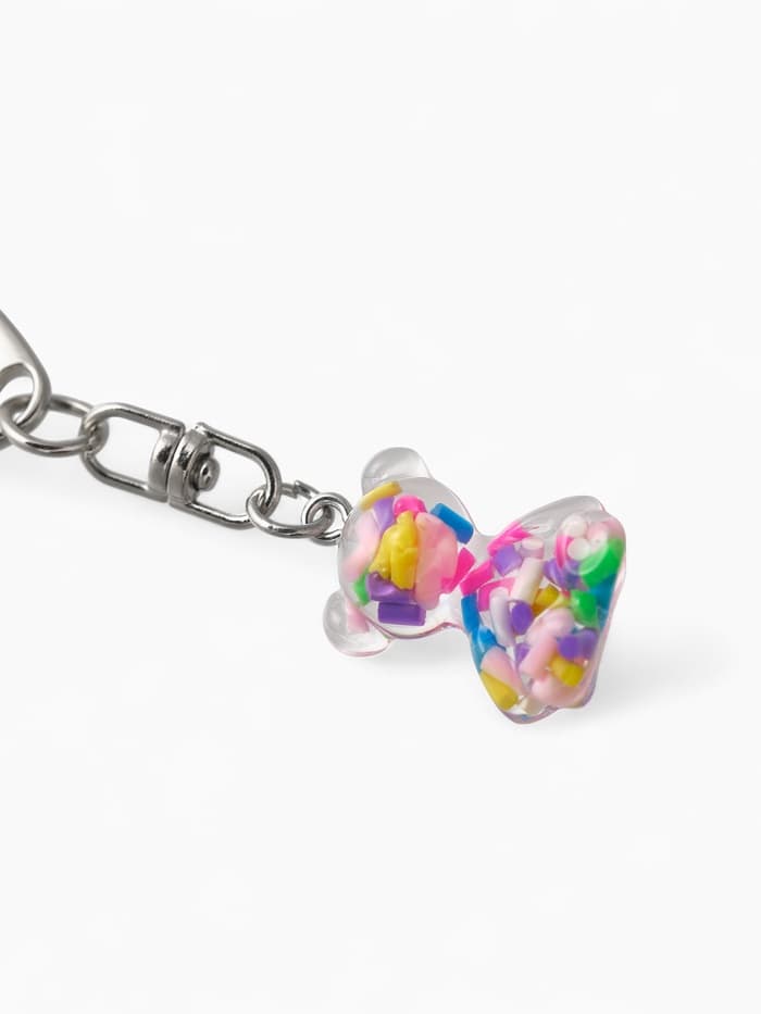 Набор детских украшений «Выбражулька. Сказка», 5 предметов: цепочка единорог, 3 пары клипс, брелок мишка