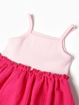 Сарафан для девочки «Крошка Я. Муслин», рост 68-74 см, розовый
