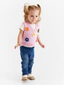 Жилет «Крошка Я. Ромашки», рост 68-74 см, розовый