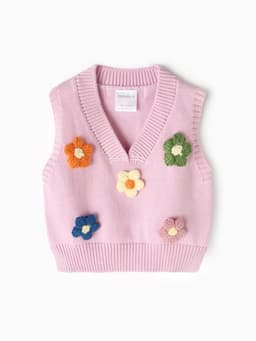Жилет «Крошка Я. Ромашки», рост 68-74 см, розовый