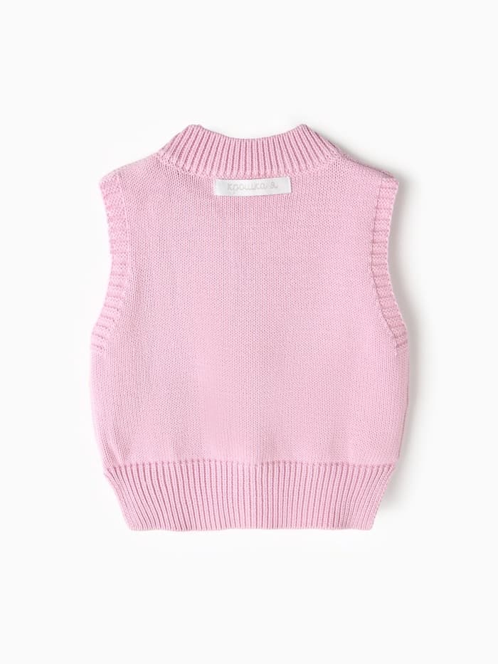 Жилет «Крошка Я. Ромашки», рост 86-92 см, розовый