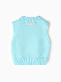 Жилет «Крошка Я. Ромашки», рост 68-74 см, голубой