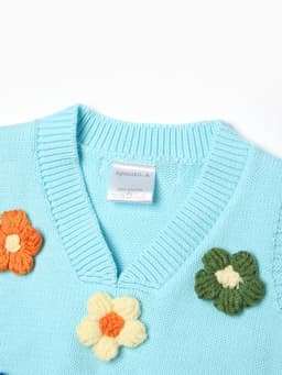 Жилет «Крошка Я. Ромашки», рост 80-86 см, голубой