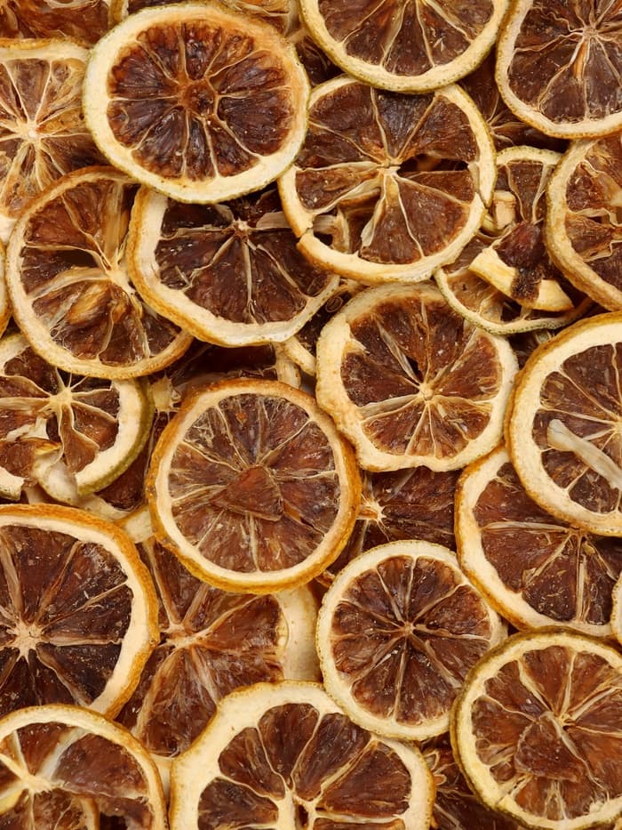 Лимон сушеный без сахара, фруктовые чипсы кольцами, добавка к чаю, 50 г