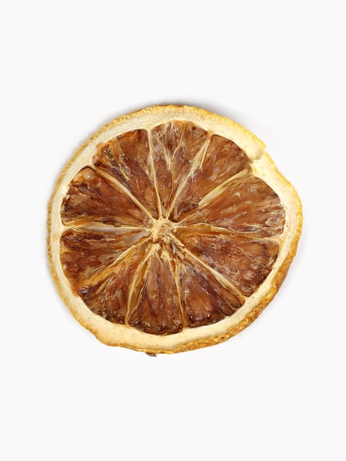 Лимон сушеный без сахара, фруктовые чипсы кольцами, добавка к чаю, 50 г