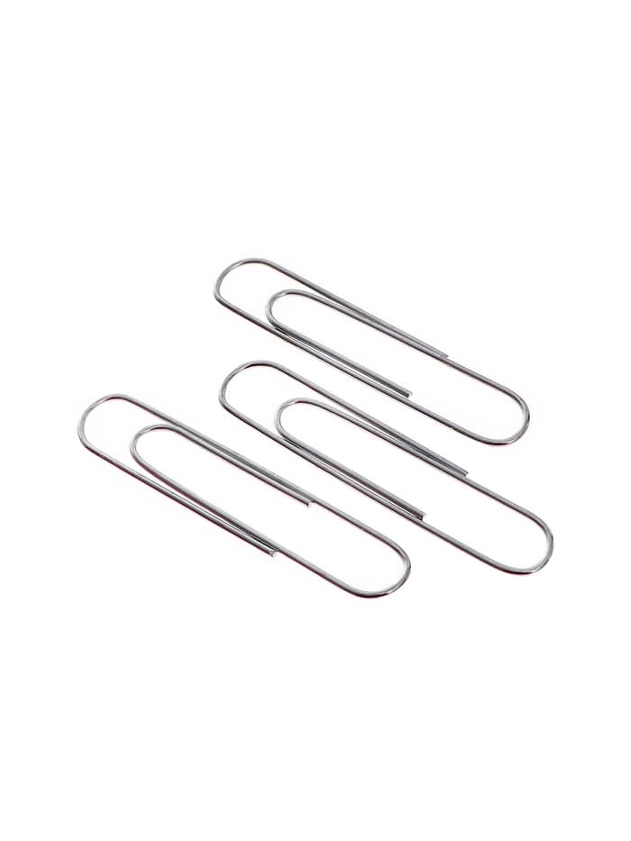 Скрепки 78 мм оцинкованные в пластиковой тубе 100 штук