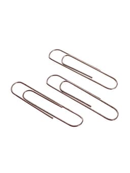 Скрепки 78 мм никелированные в пластиковой тубе 100 штук