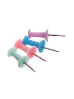 Кнопки силовые пастель 50 штук в пластиковой тубе