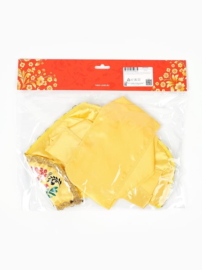 Ободок кокошник «Русская краса», цвет золотой, р-р 54-58