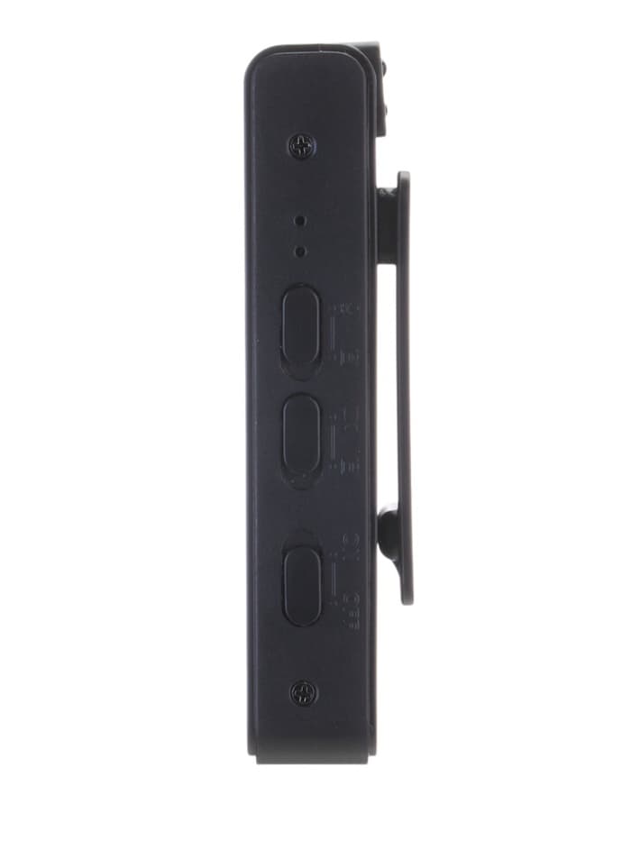 Видеокамера нагрудная CAM-15, 1920×1080, Full HD 1080 p, 2 Мп, Bluetooth, микрофон, чёрная