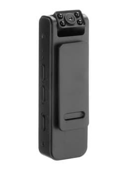 Видеокамера нагрудная CAM-15, 1920×1080, Full HD 1080 p, 2 Мп, Bluetooth, микрофон, чёрная