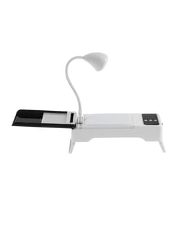 Лампа для маникюра, LED, 24 диода, 72 Вт, USB, складная, с дисплеем, белая