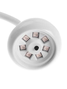 Лампа для маникюра, LED, 24 диода, 72 Вт, USB, складная, с дисплеем, белая