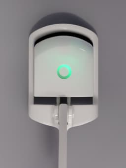 Керлер для ресниц, электрический, USB, 13 см, белый