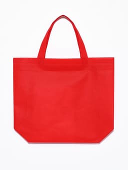 Пакет с петлевой ручкой, сумка - шопер «Эко», 35×31×8 см, красный