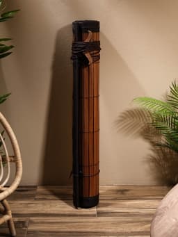 Жалюзи деревянные, 200×100×0.7 см, с тёмной рамкой