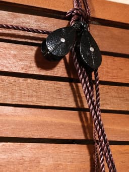 Жалюзи деревянные, 200×100×0.7 см, коричневые