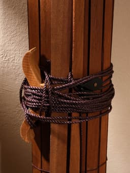 Жалюзи деревянные, 200×150×0.7 см, коричневые