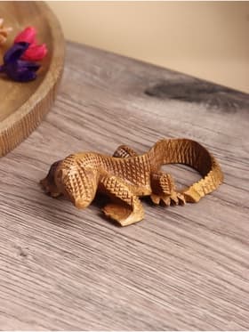 Сувенир «Варан», 12×7×4 см, дерево акация