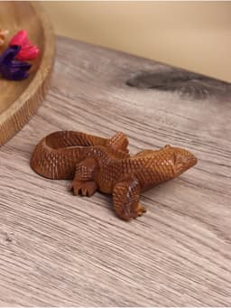 Сувенир «Варан», 12×7×4 см, дерево акация