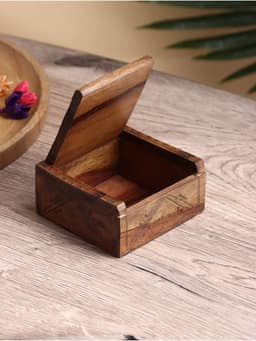 Шкатулка резная «Черепаха», 10×10×5 см, дерево соно