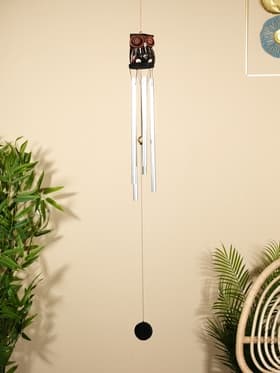 Музыка ветра «Совёнок», 9×8×100 см, дерево, алюминий