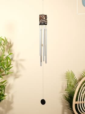 Музыка ветра «Совёнок», 9×8×100 см, дерево, алюминий