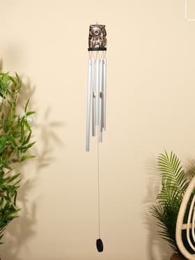 Музыка ветра «Совёнок», 9×8×100 см, дерево, алюминий