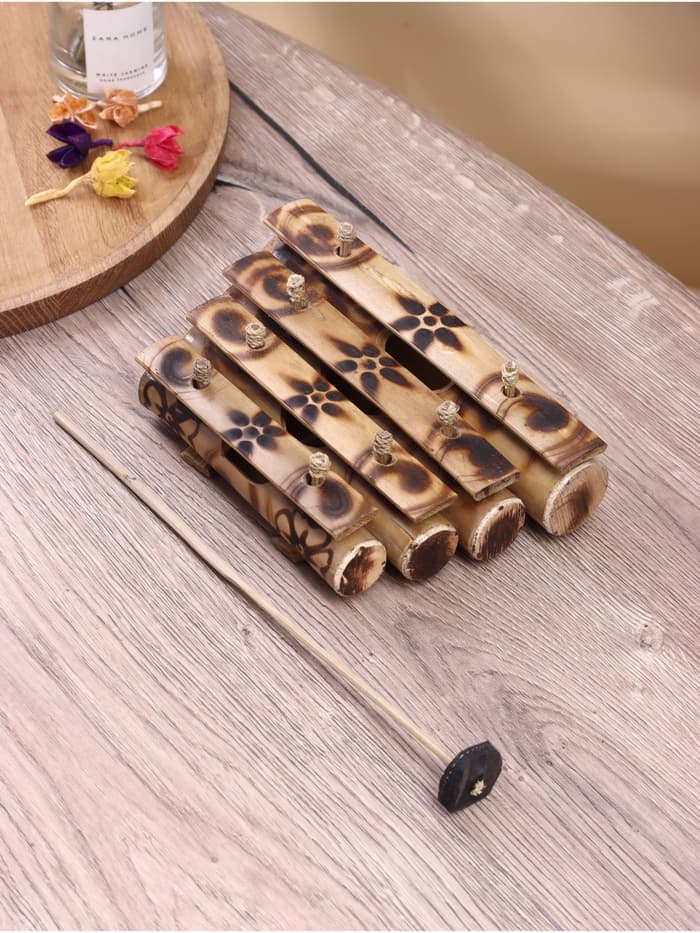 Сувенирный музыкальный инструмент «Ксилофон», 15×20×5 см, бамбук