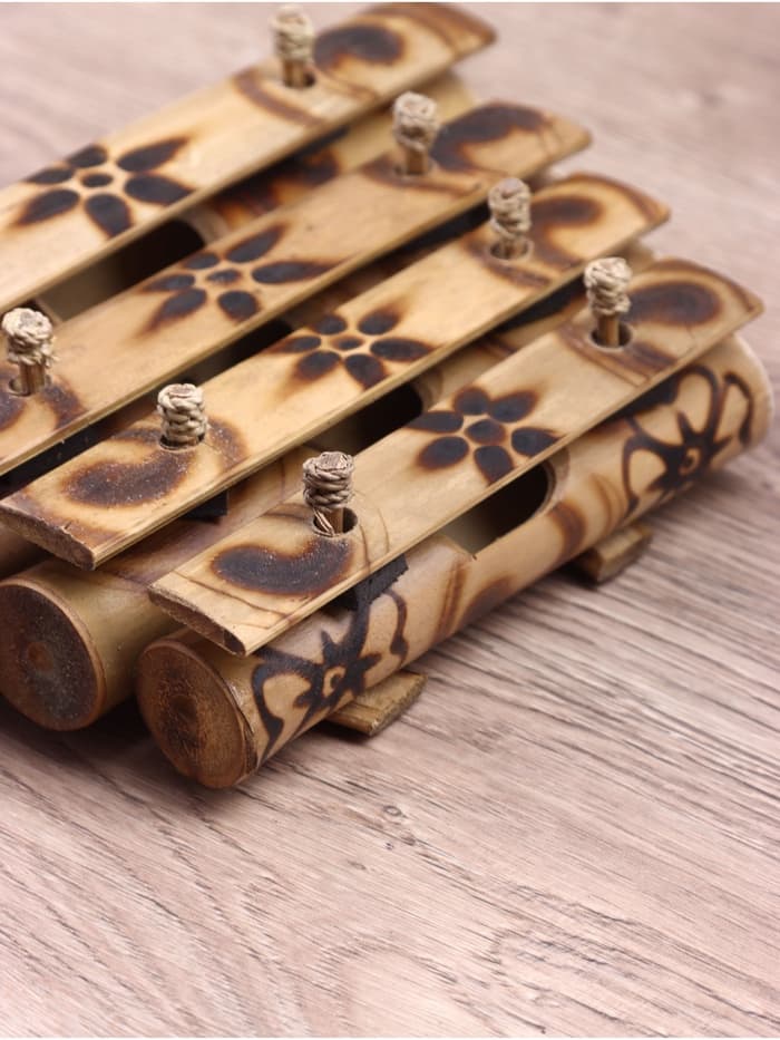 Сувенирный музыкальный инструмент «Ксилофон», 15×20×5 см, бамбук