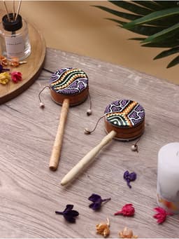 Сувенирный музыкальный инструмент «Клон Тонг», 6.5×6.5×22 см, махагон, МИКС