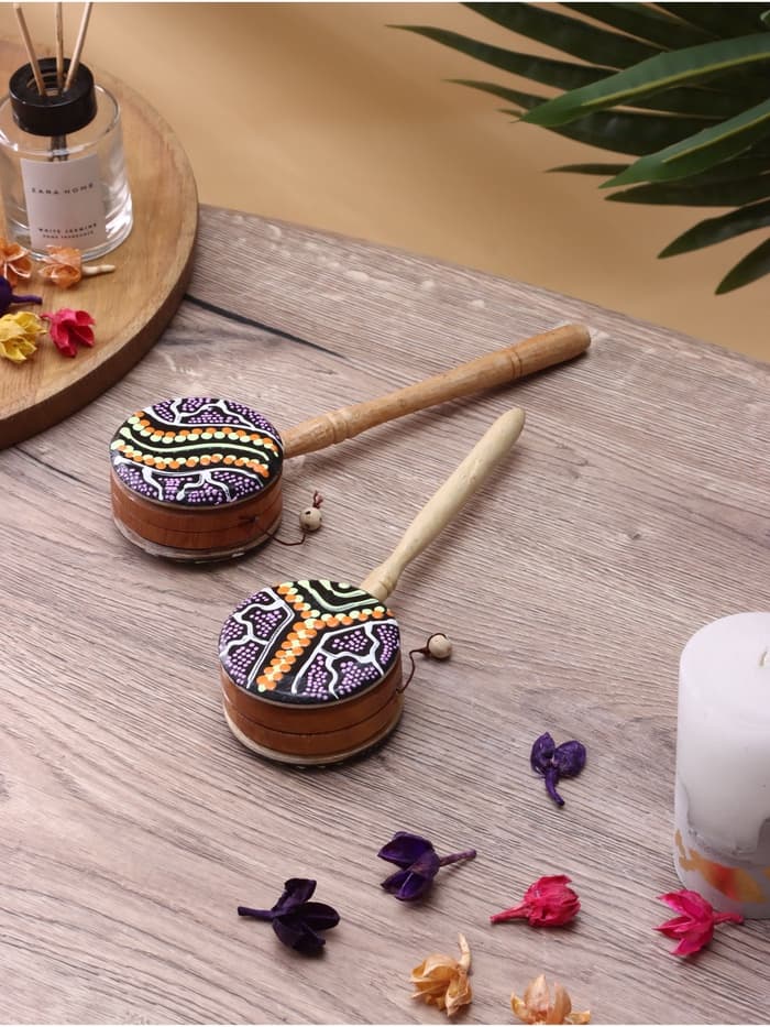 Сувенирный музыкальный инструмент «Клон Тонг», 6.5×6.5×22 см, махагон, МИКС