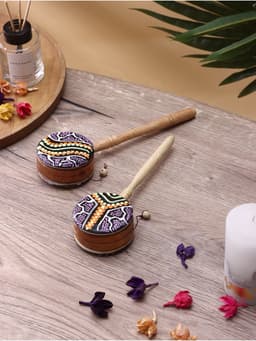 Сувенирный музыкальный инструмент «Клон Тонг», 6.5×6.5×22 см, махагон, МИКС