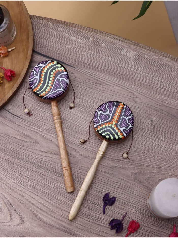 Сувенирный музыкальный инструмент «Клон Тонг», 6.5×6.5×22 см, махагон, МИКС