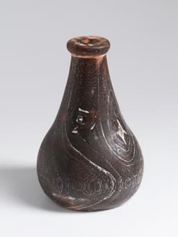 Ваза для сухоцветов «Агата», 11×11×14 см, дерево джати, тёмно-коричневая