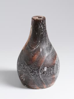 Ваза для сухоцветов «Аделина», 10×10×15 см, дерево джати, тёмно-коричневая