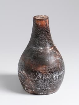 Ваза для сухоцветов «Аделина», 10×10×15 см, дерево джати, тёмно-коричневая