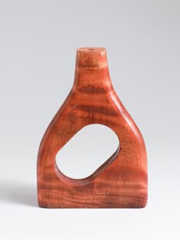 Ваза для сухоцветов «Катарсис», 12×3×18 см, дерево джати, коричневая